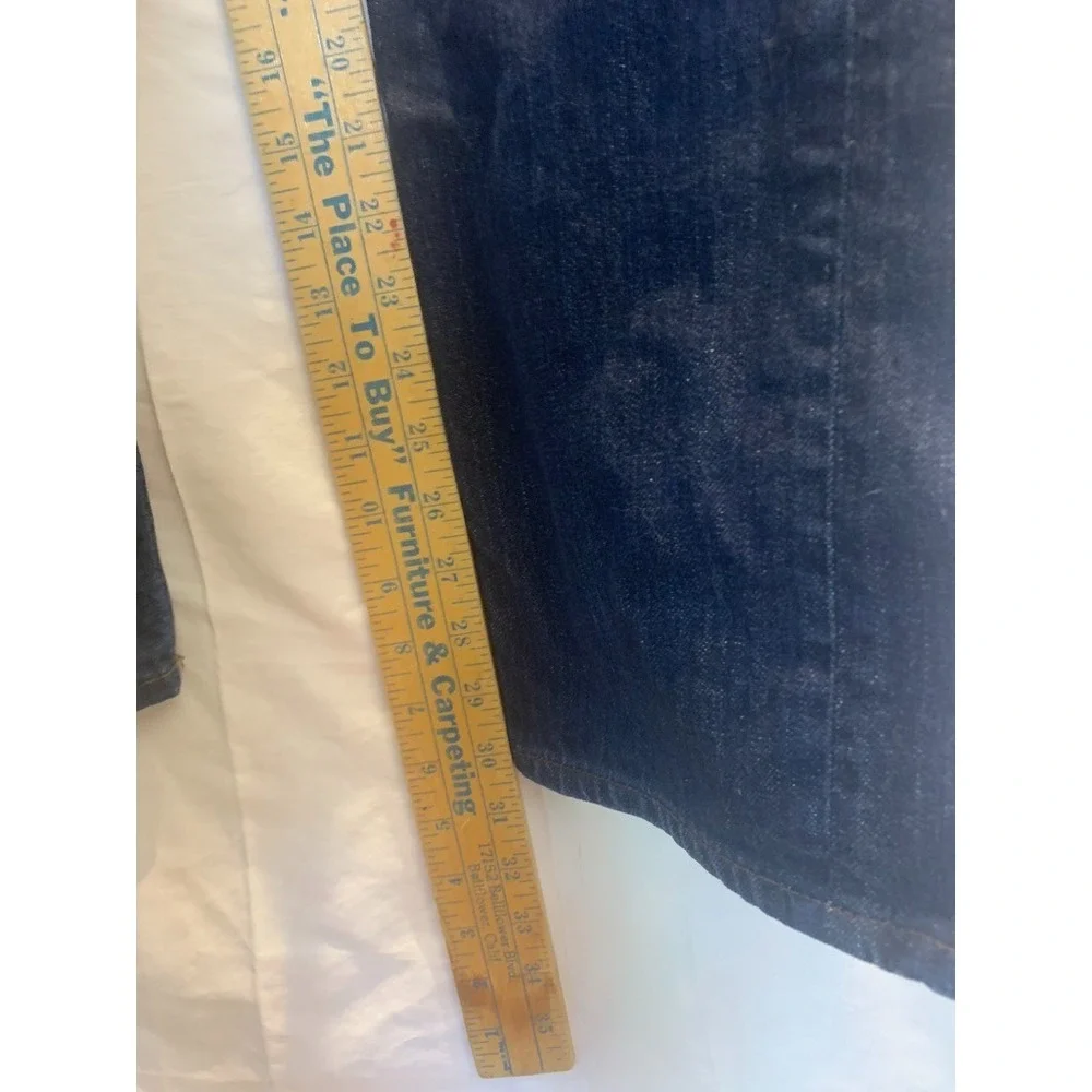 Banana Republic Jeans Mens 33x32 Slim Straight‎ Dark Wash Indigo Cotton Denim